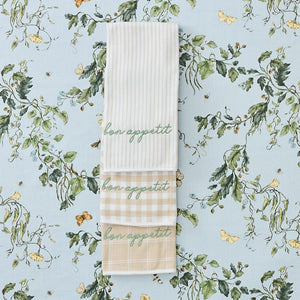 Bon Appétit Kitchen Towel Trio (3 pieces)