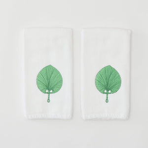 Meg Braff Fan Powder Bath Towels (pair)