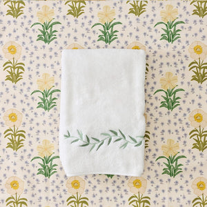 Willow Embroidered Bath Towel