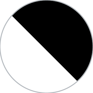 Black on White  color swatch