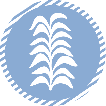 French Blue Frond  color swatch
