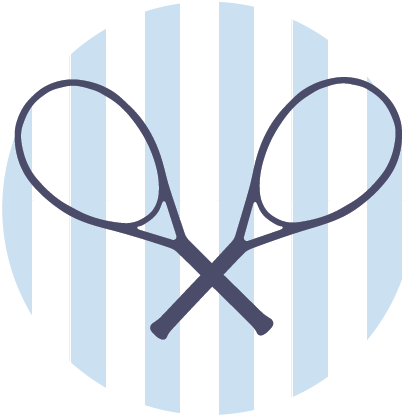 Billie Blue Rackets  color swatch