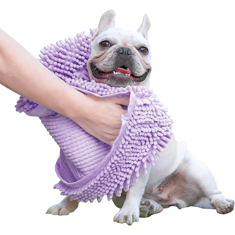 Dog Towel - Super Absorbent Quick Dry Dog Towels with Hand Pockets, Microfiber Pet Bath Towels for Drying Small, Medium, Large Dogs and Cats