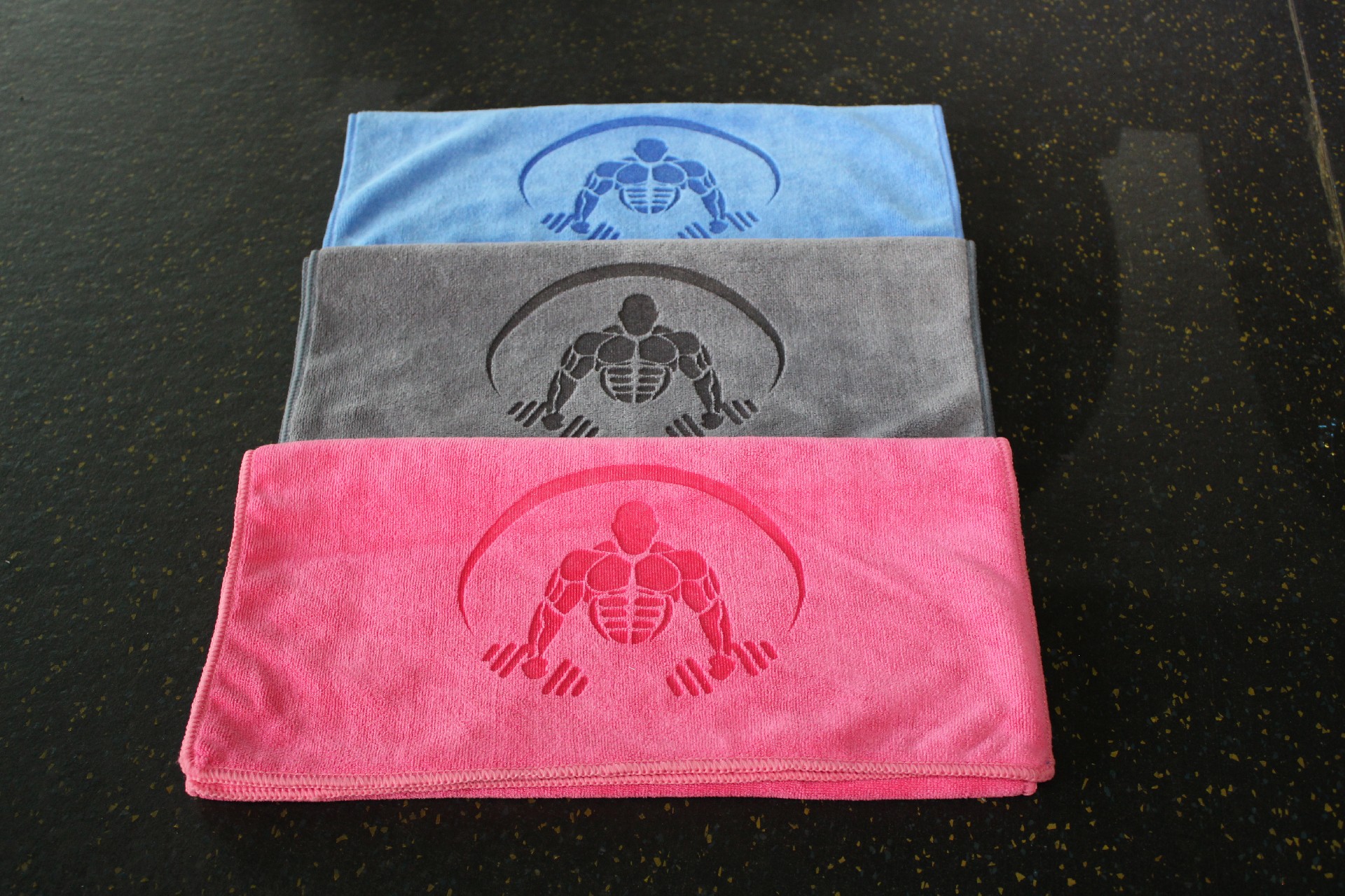 High quality custom logo towel gym fitness club use high quality sport towel