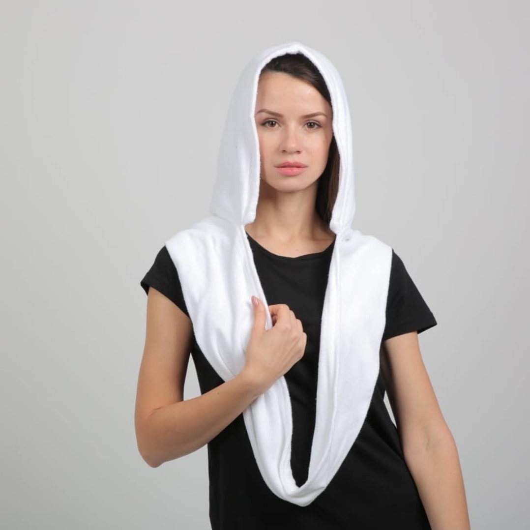 High quality custom logo hood towel gym fitness club use high quality sport towel with hood