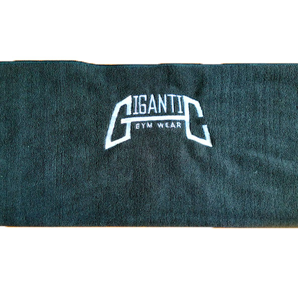 Custom logo embroidery microfiber gym sport fitness towel with zipper pocket