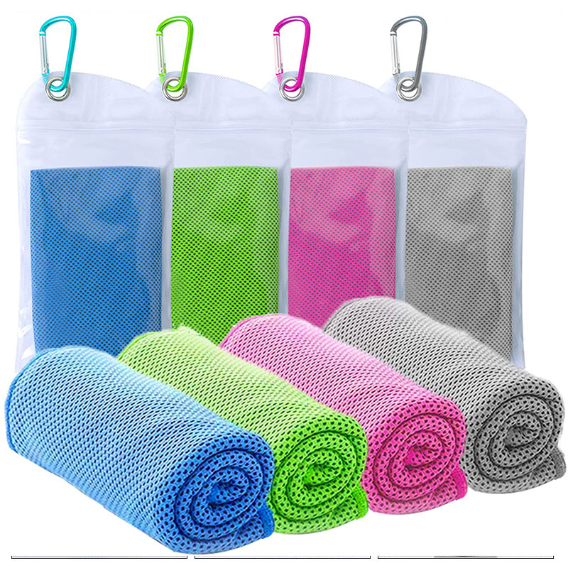 Low MOQ Absorbent Wholesale Microfiber Instant Cill Neck Ice Cooling Sports Gym Workout Towel