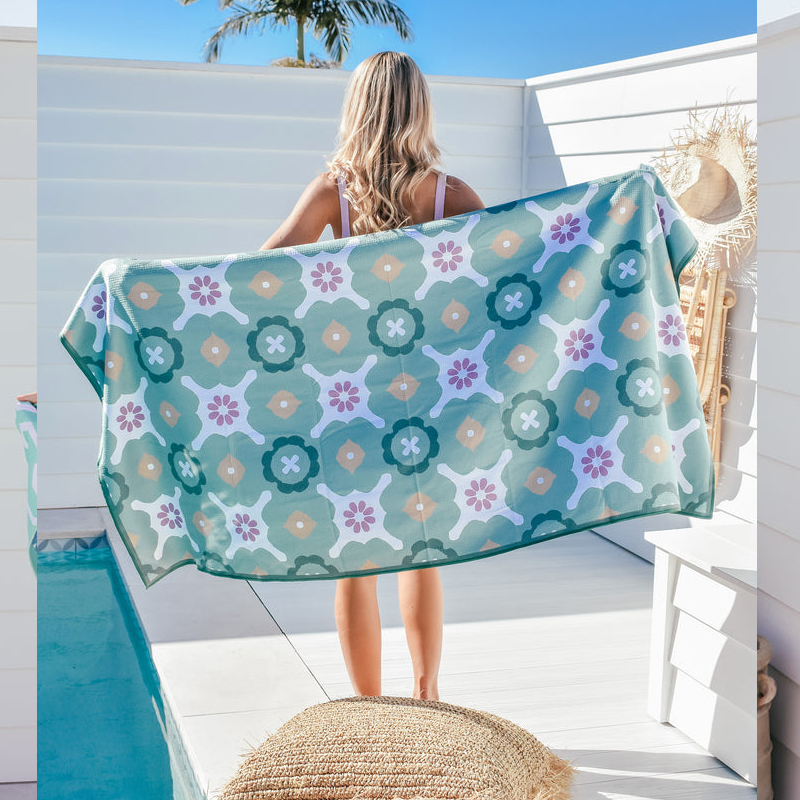 Recycled Printing Towels Microfiber Towel Soft Quick Dry Beach Towel