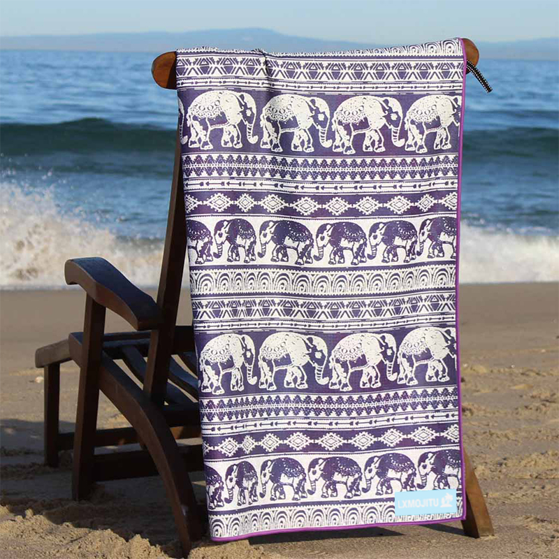 Luxury Organic Waffle Style Sandless Sublimation Beach Towels