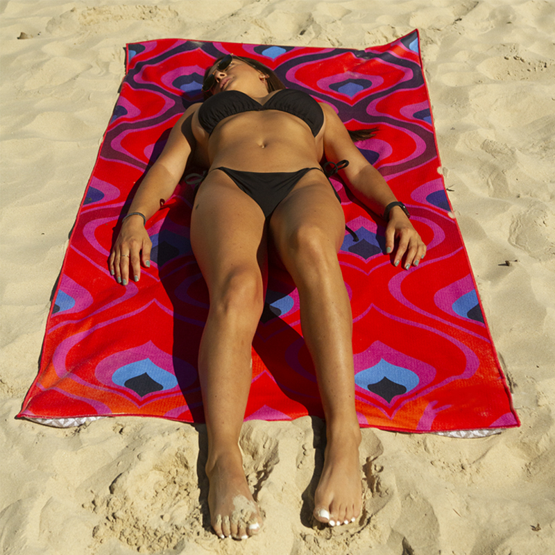 Amazon Hot Selling Sublimaion Microfiber Sand Free Beach Towel