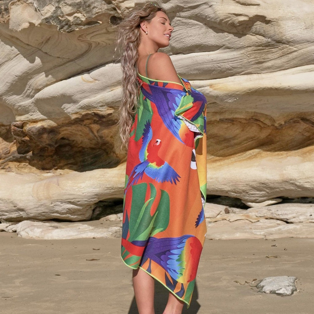 Comfortable Digital Print Microfiber Beach Towels