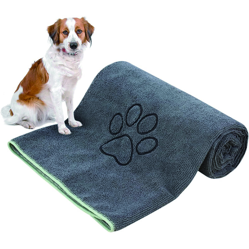 Dog Towel Super Absorbent Pet Bath Towel Microfiber Dog Drying Towel for Small, Medium, Large Dogs and Cats