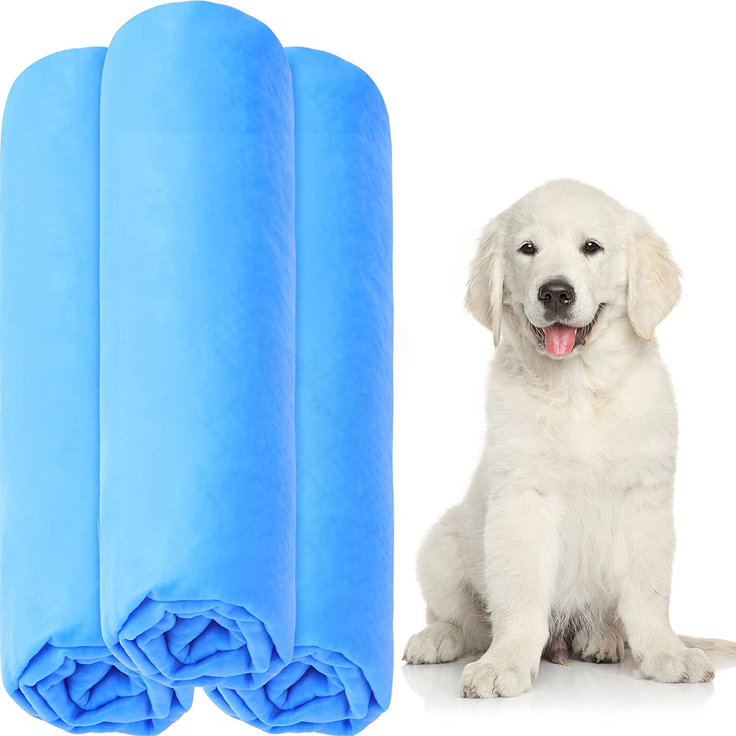 3 Pieces Absorbent Pet Towel Dog Bath Towel Dog Quick Drying Towel Soft Pet Shower Towel Cat Grooming Towel Machine Washable Suitable for Any Size Pets Dogs Cats